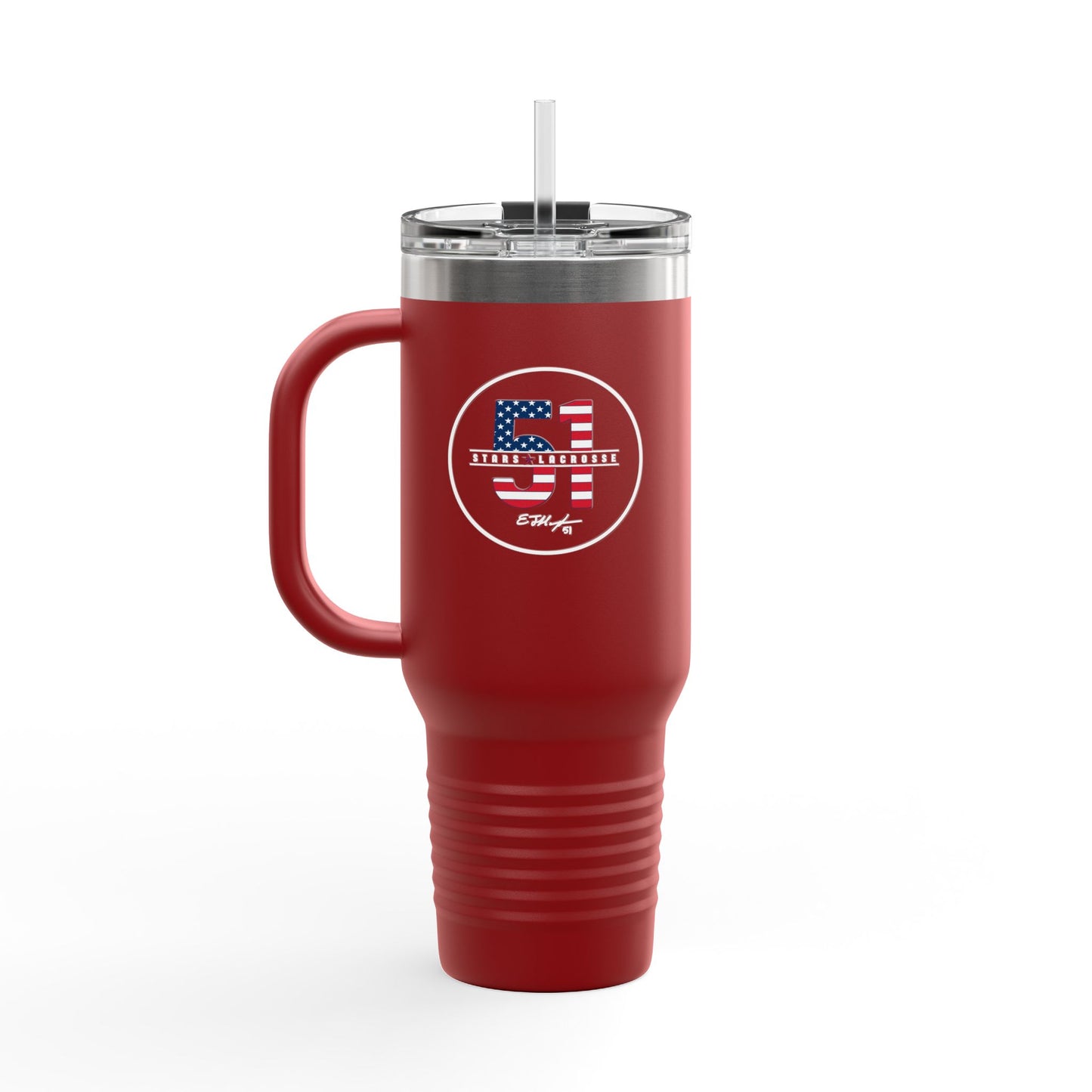51 Stars Lacrosse Insulated Travel Mug (40oz)