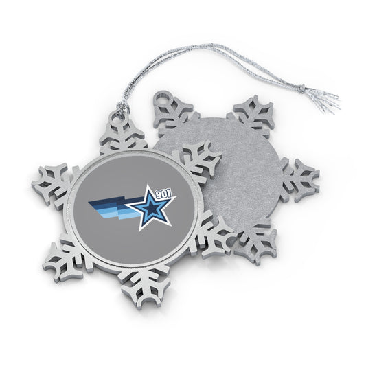 Stars 901 Pewter Snowflake Ornament