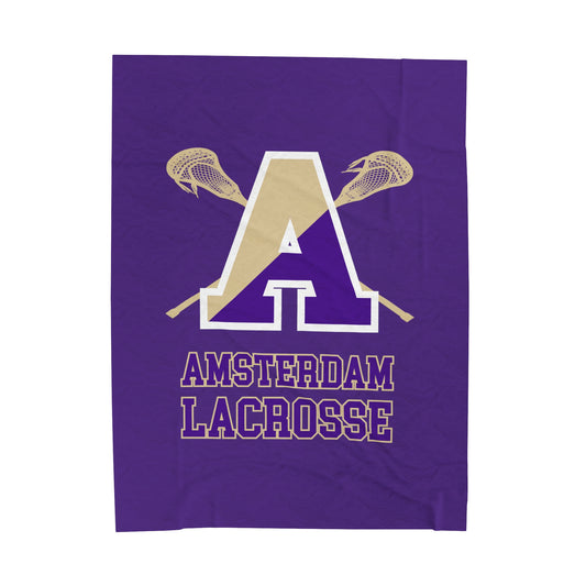 Amsterdam Lacrosse Velveteen Plush Blanket (60 x 80)