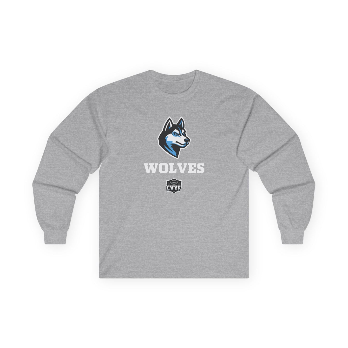 Adult Wolves Gildan Ultra Cotton Long Sleeve