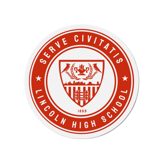 Lincoln Lacrosse Die-Cut Magnet