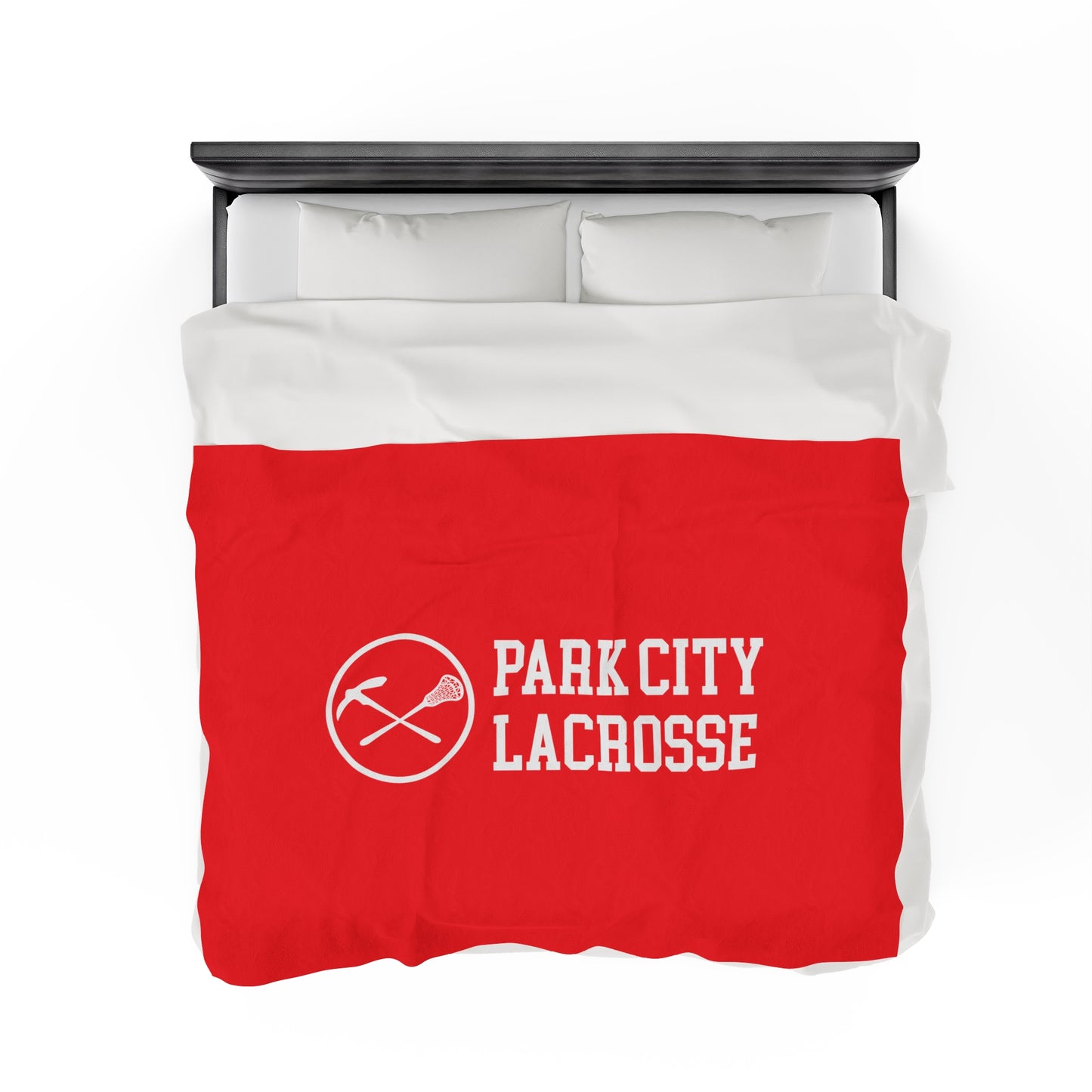 PCHS Girls Lacrosse Velveteen Plush Blanket (60" x 80")