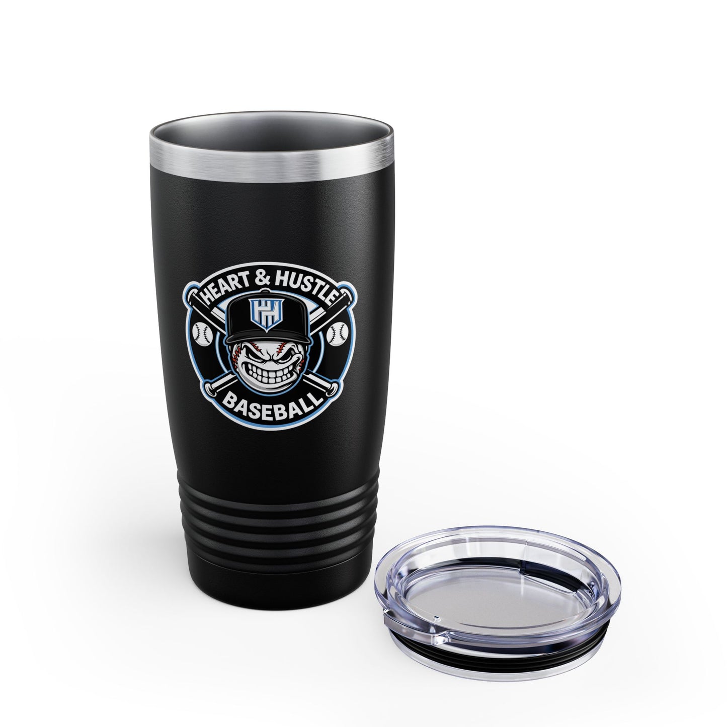 Heart and Hustle Baseball Ringneck Tumbler (20oz)