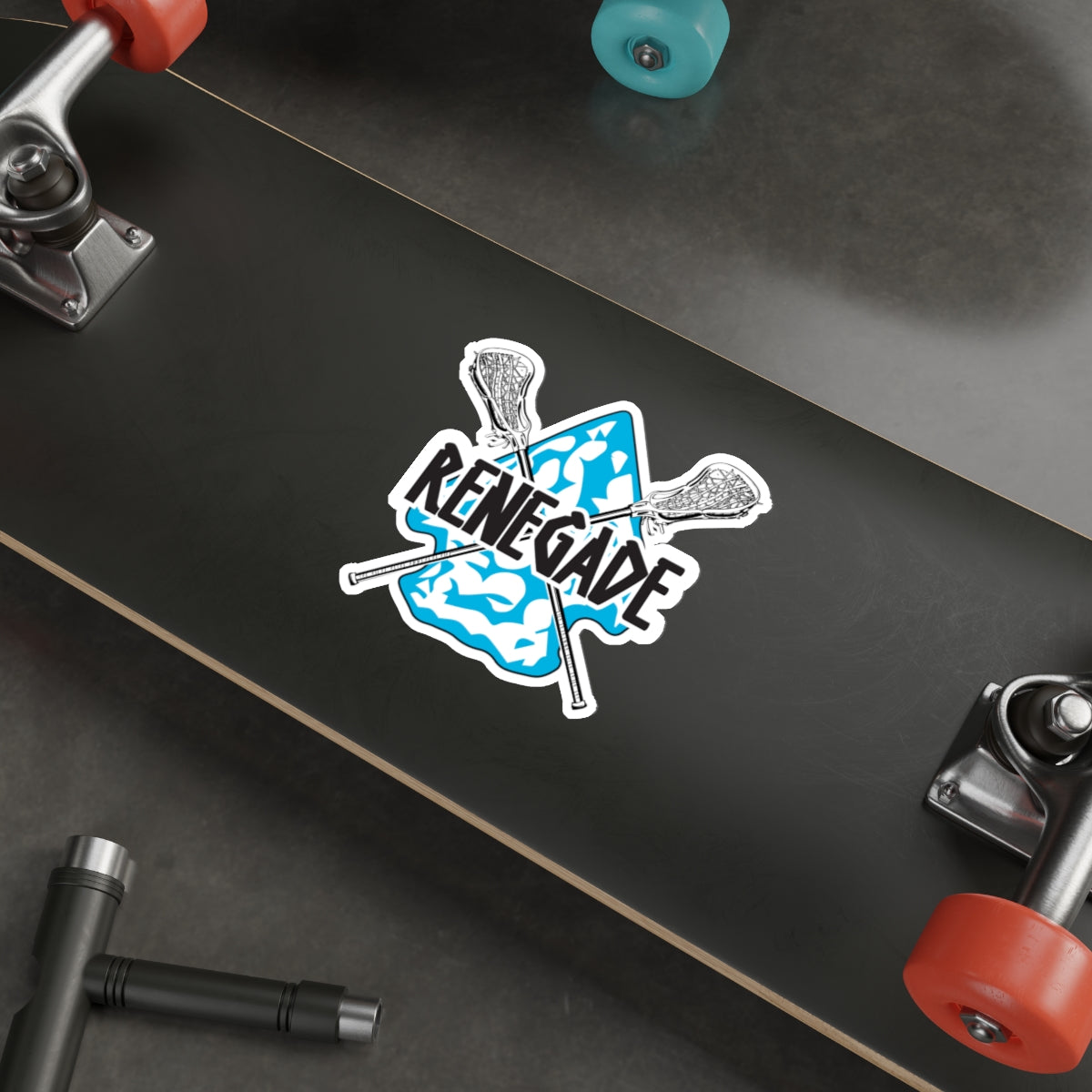 Renegade Lacrosse Die-Cut Stickers