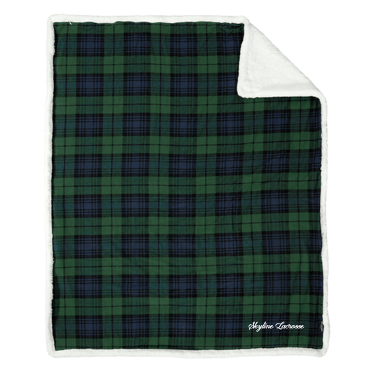 Skyline Spartans Lacrosse Port Authority Flannel Sherpa Blanket