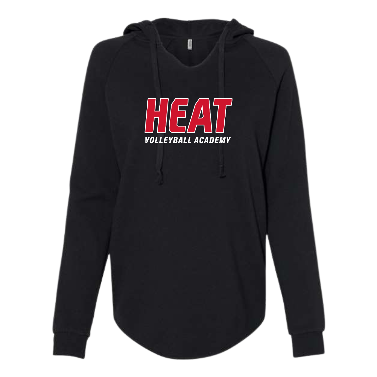Womens Lightweight Wash Hooded Sweatshirt