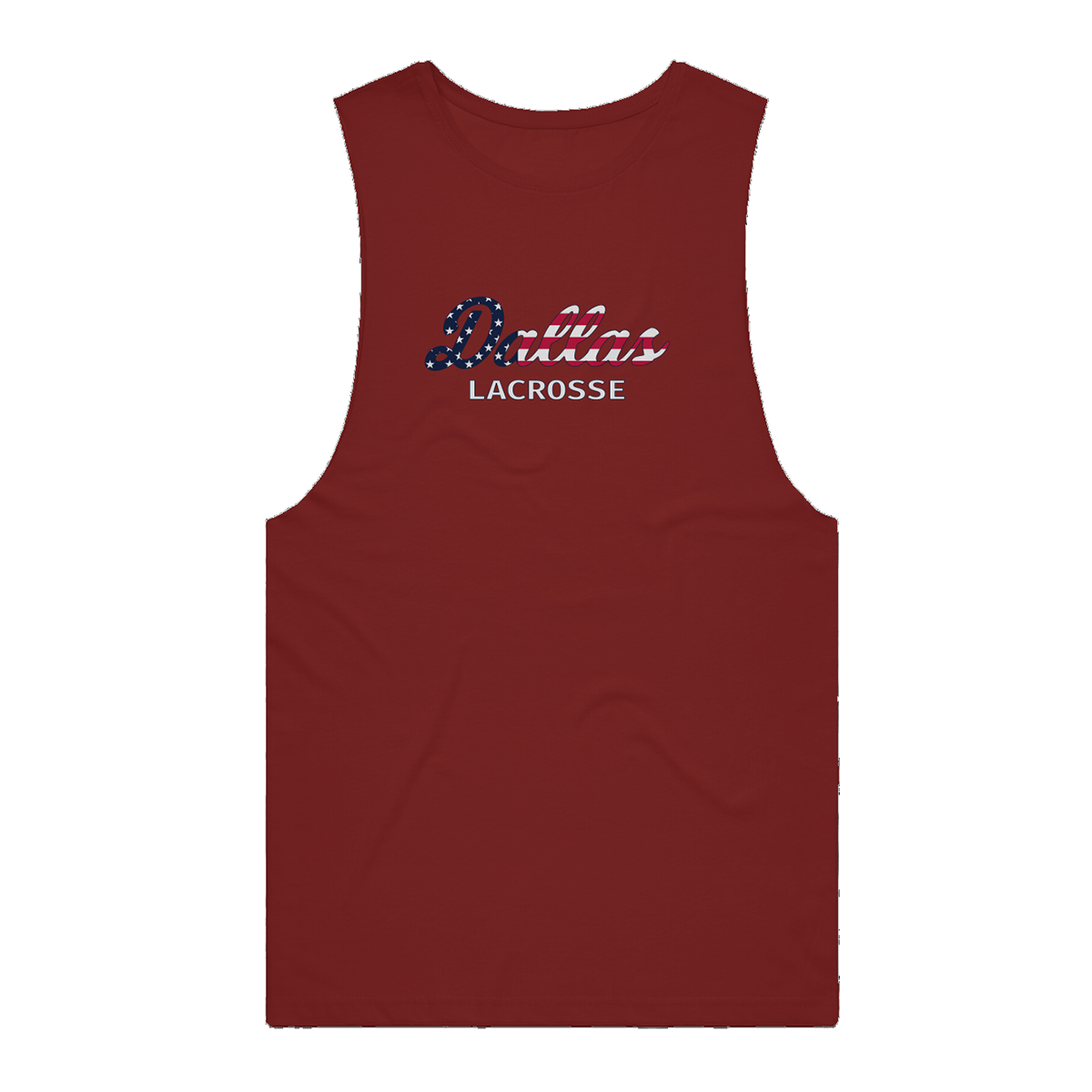 Adult SMU Lacrosse Athlete Tank Top