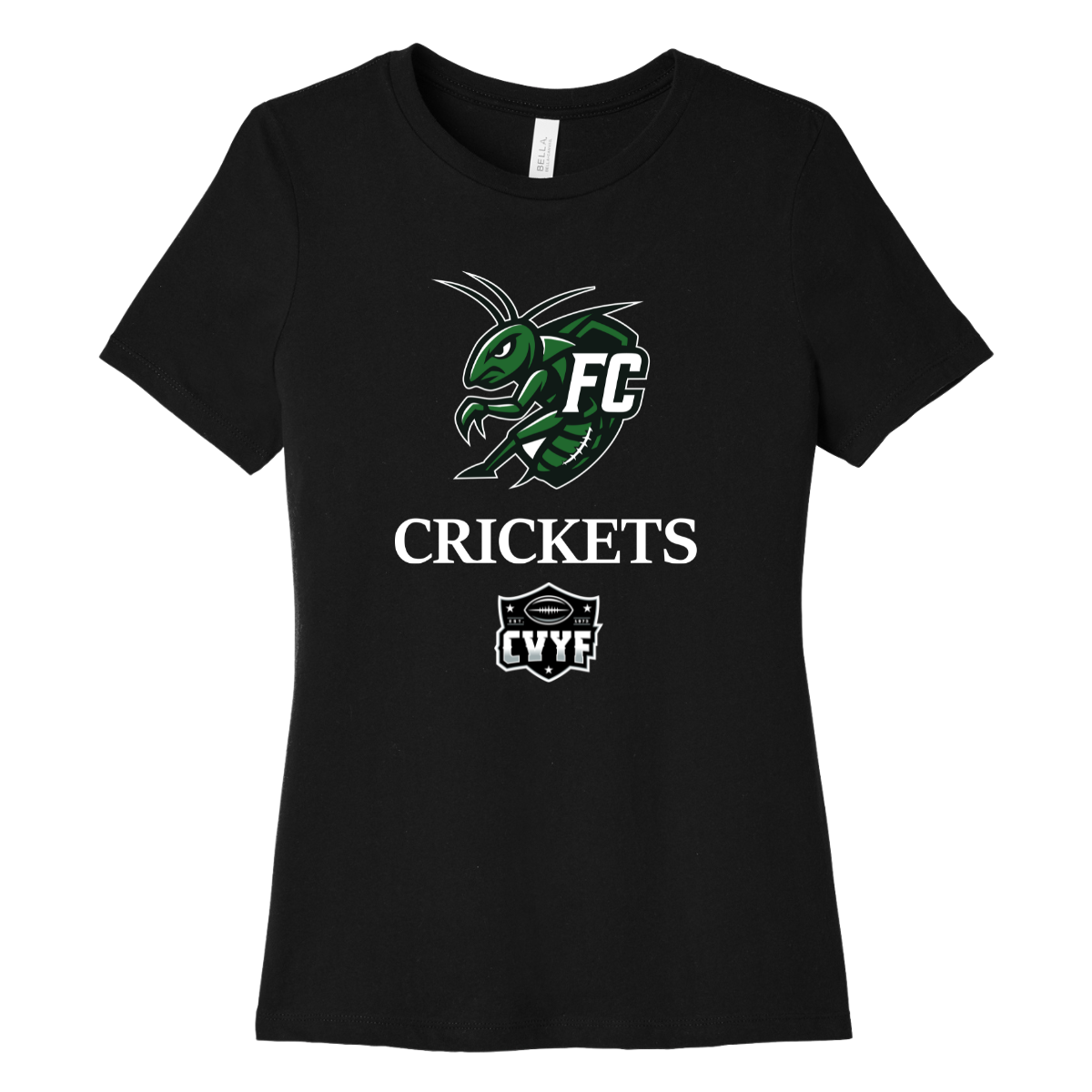 Women's Crickets Bella + Canvas Relaxed Jersey T-Shirt