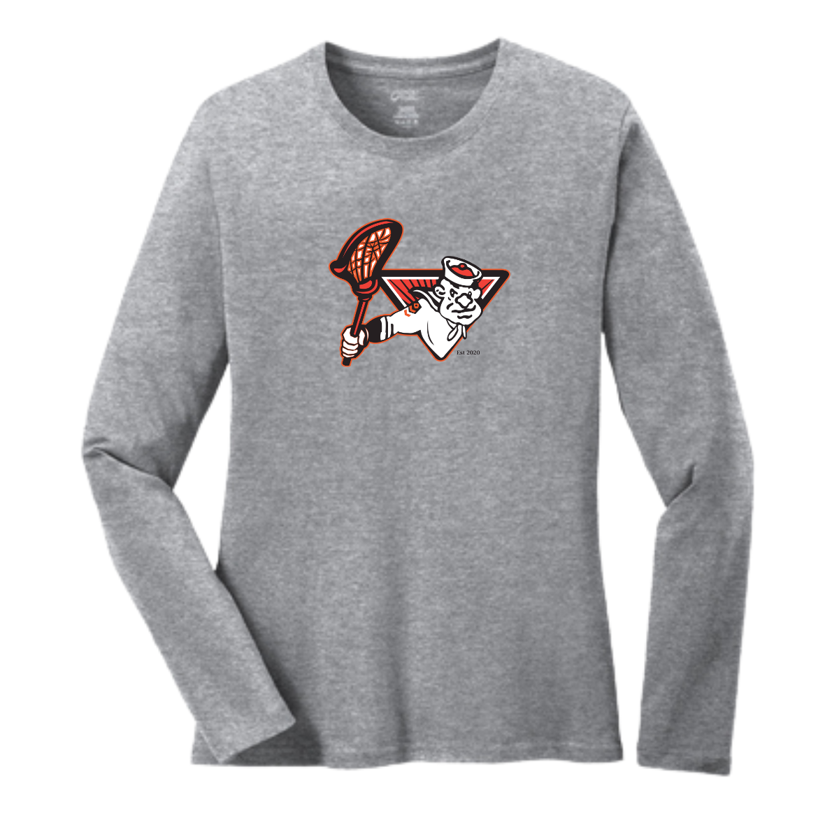 Women's Sailors Lacrosse Port & Co Cotton Long Sleeve