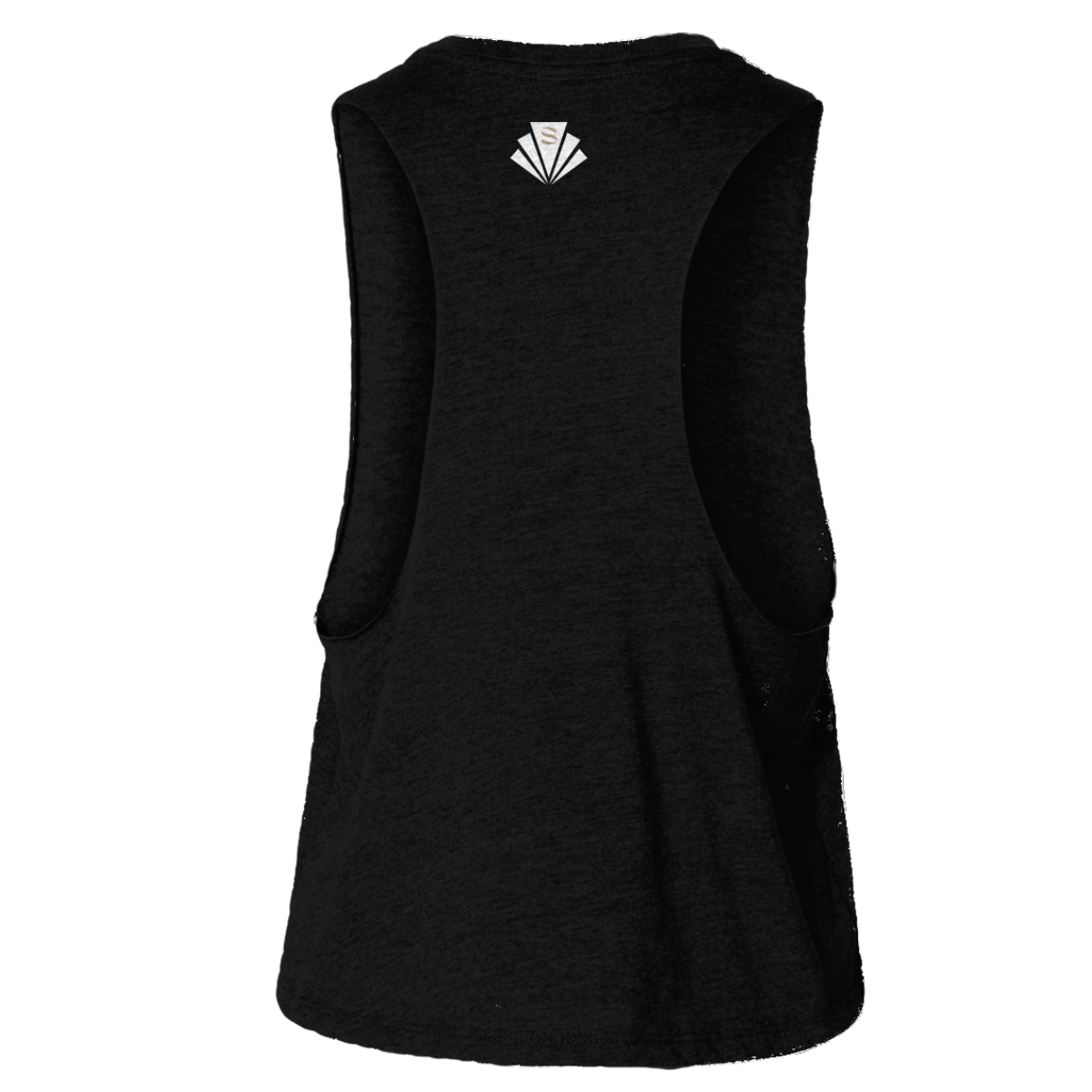 Women's Snazzy Bella + Canvas Racerback Cropped Tank