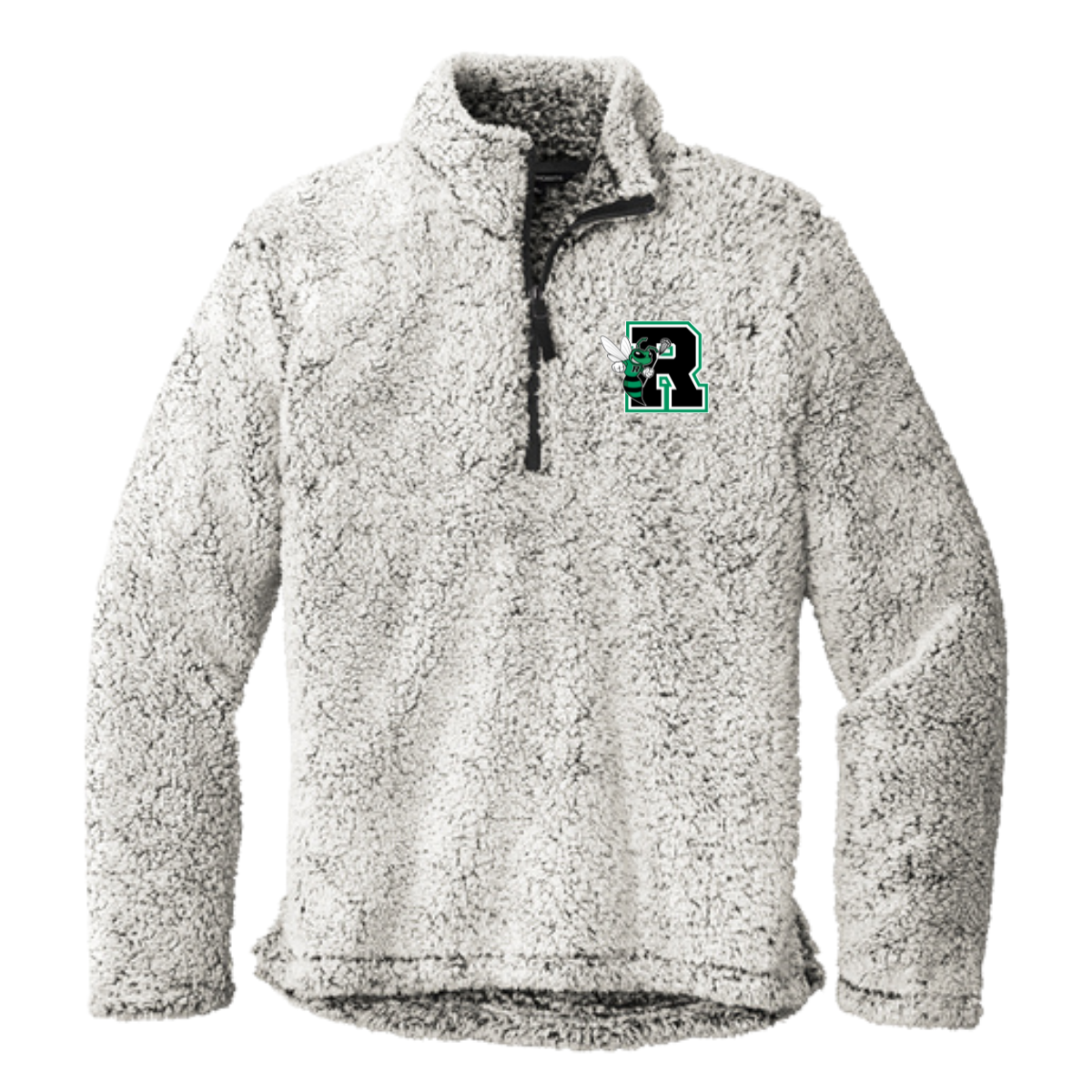 Adult Jr Hornets Lacrosse Port Authority Sherpa 1/4 Zip Fleece