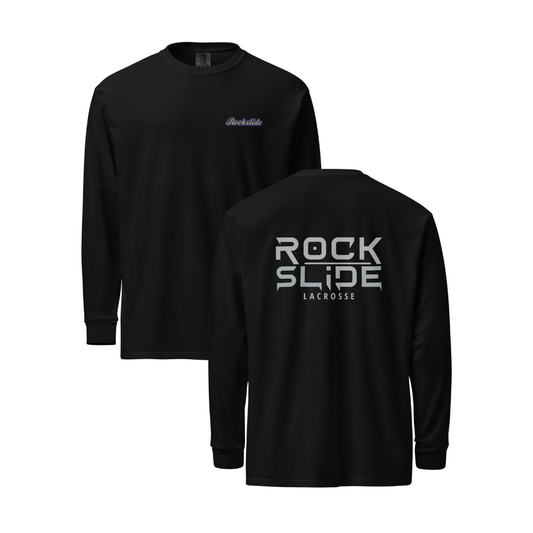 Adult Rockslide Lacrosse Comfort Colors Long Sleeve T-Shirt