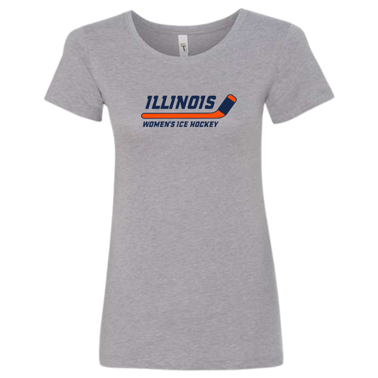 Women's Illinois Hockey Next Level Ideal T-Shirt