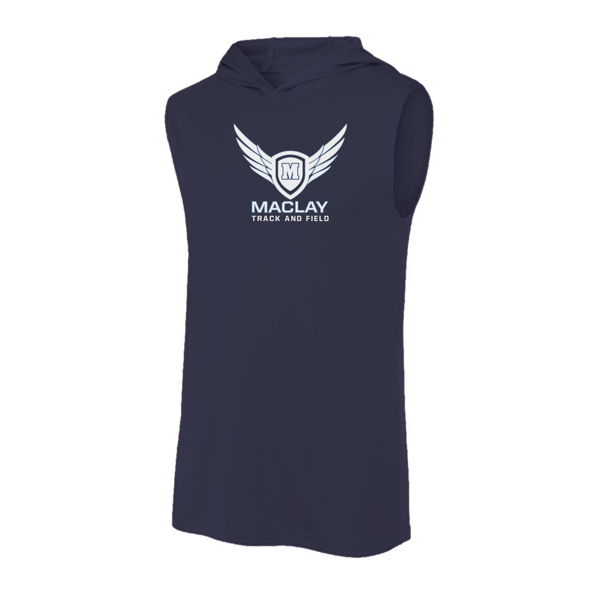 Adult Maclay Track & Field Sport-Tek Sleeveless Hoodie