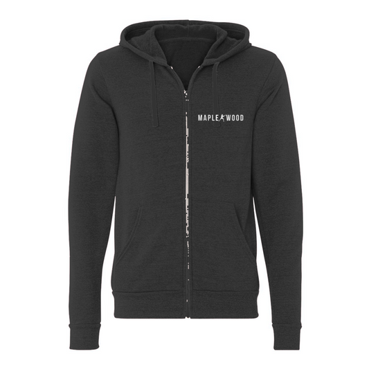 Adult Maplewood Lacrosse Bella + Canvas Triblend Fleece Full Zip Hoodie