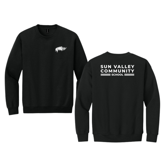 Youth Sun Valley Community School Gildan Crewneck Sweatshirt