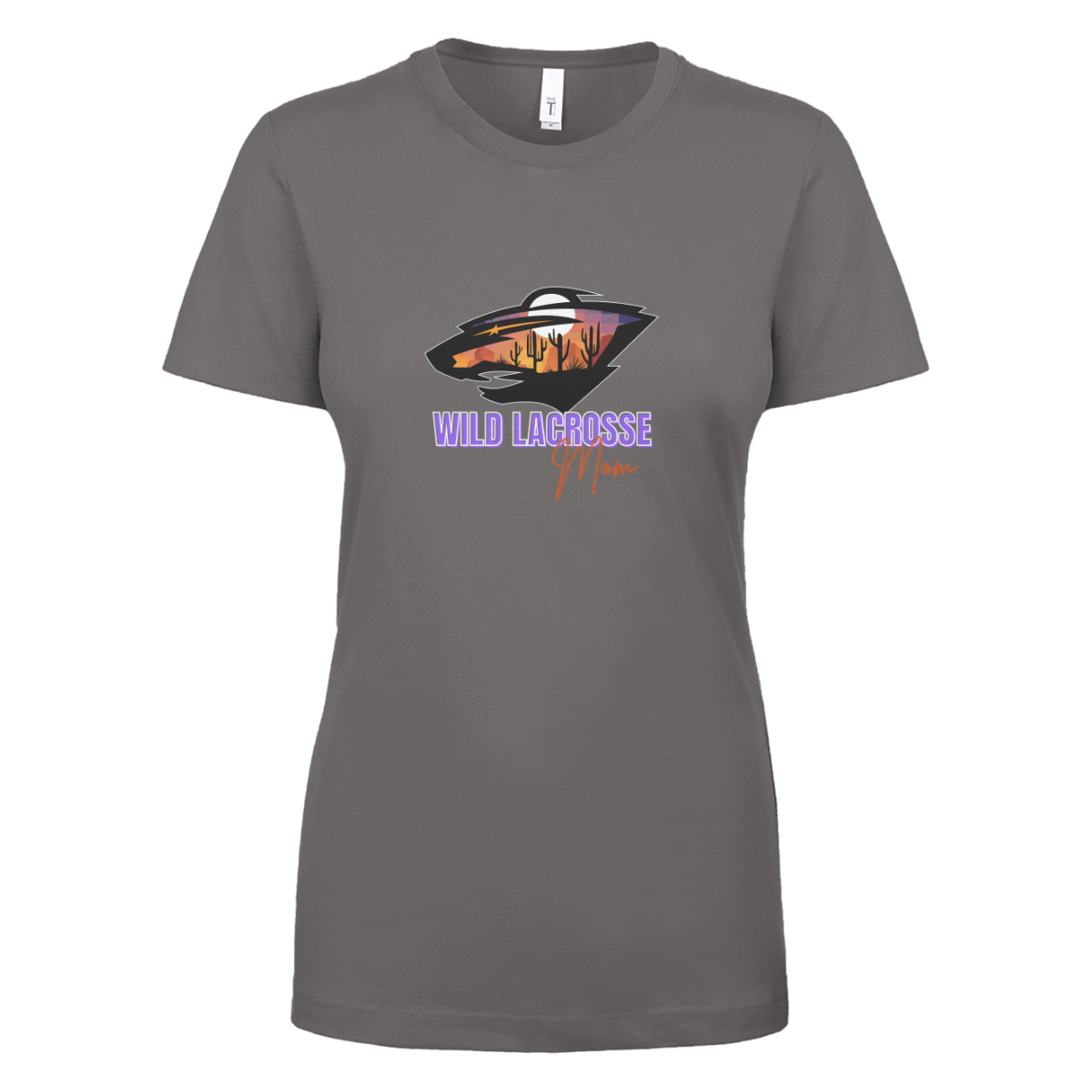 Women's WVW Lacrosse Next Level Ideal Crew T-Shirt