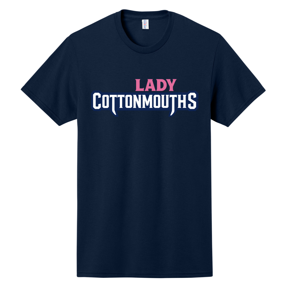 Adult Lady Cottonmouths Jerzees Dri-Power Blend T-Shirt