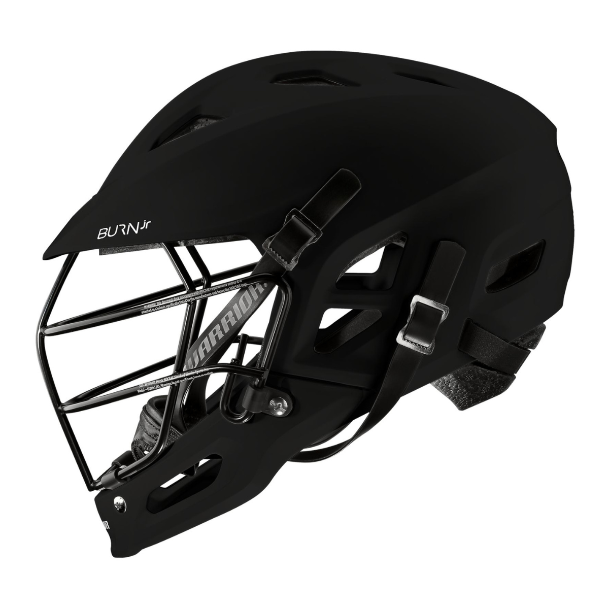 Warrior Burn Jr Helmet - Black/Black