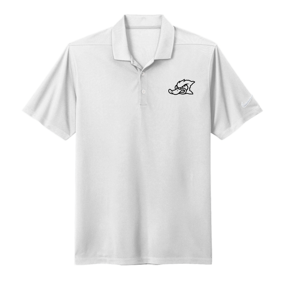 Adult Grey Duck Lacrosse Nike Dri-FIT Micro Pique 2.0 Polo
