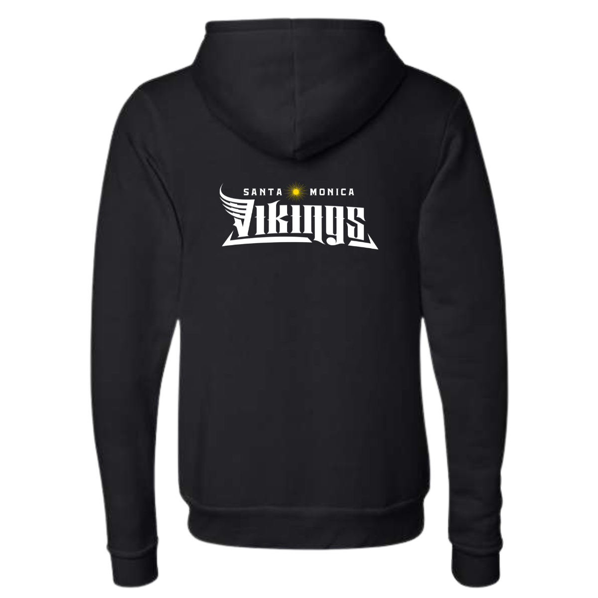 Adult Santa Monica Vikings Bella + Canvas Triblend Full Zip Hoodie
