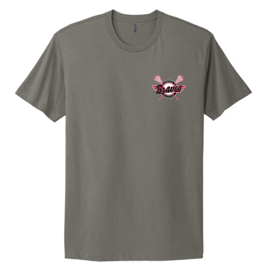 Adult Lady Braves Next Level Cotton T-Shirt