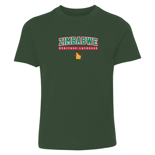 Youth Zimbabwe Lacrosse Next Level Cotton T-Shirt