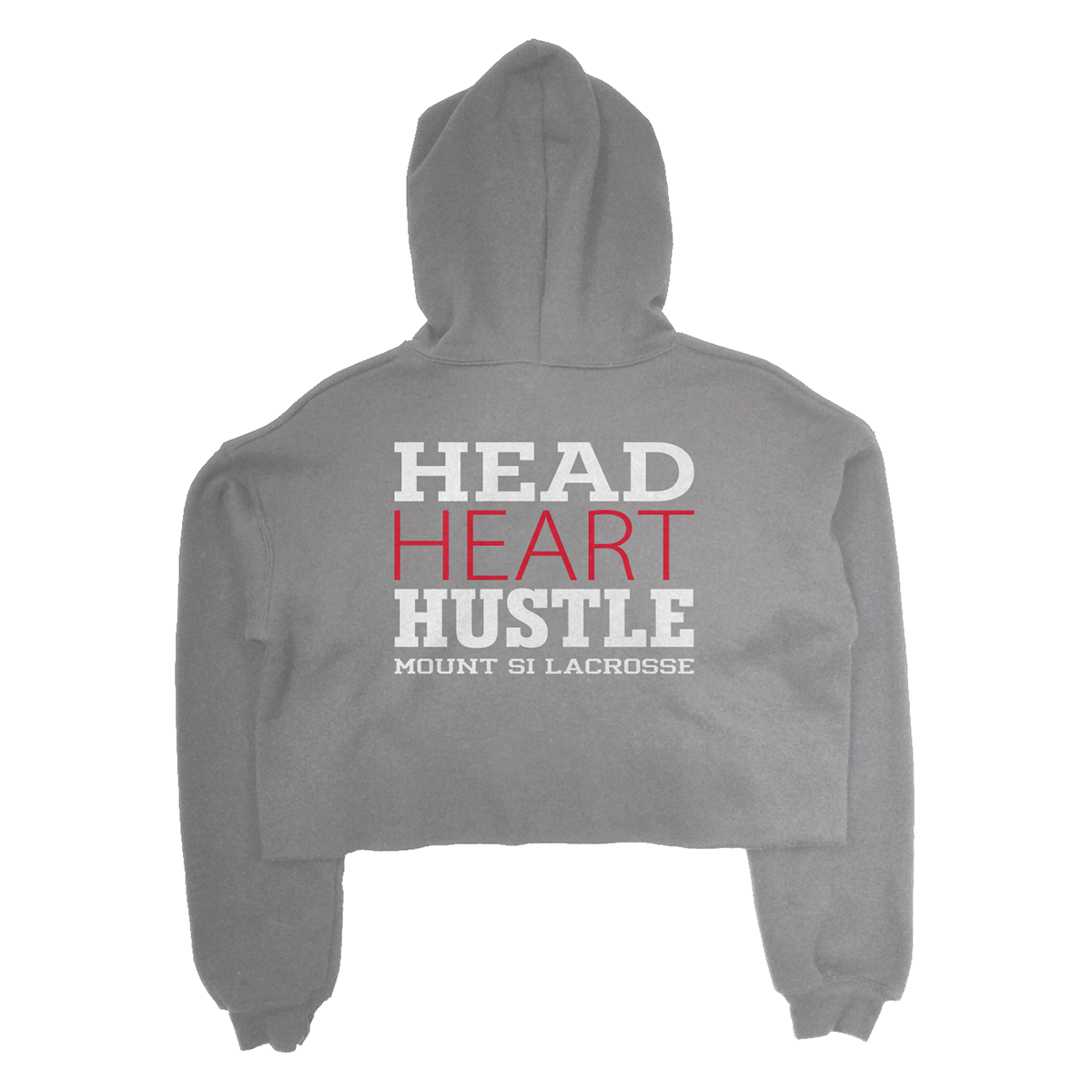 Women's Mt Si Lacrosse Bella + Canvas Cropped Hoodie