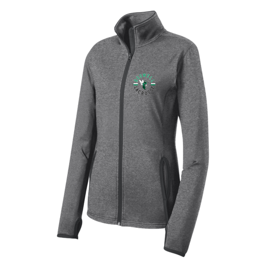 Women's Jr Hornets Lacrosse Sport-Tek Sport-Wick Stretch Full Zip Jacket