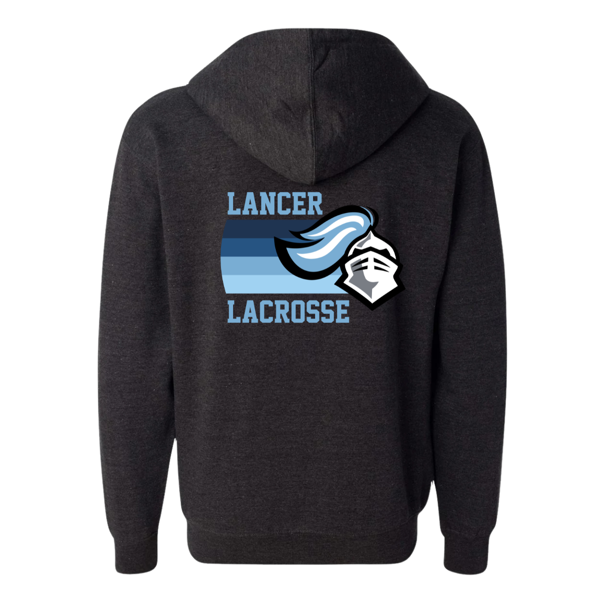 Adult Lancer Lacrosse Fleece Zip Up Hoodie