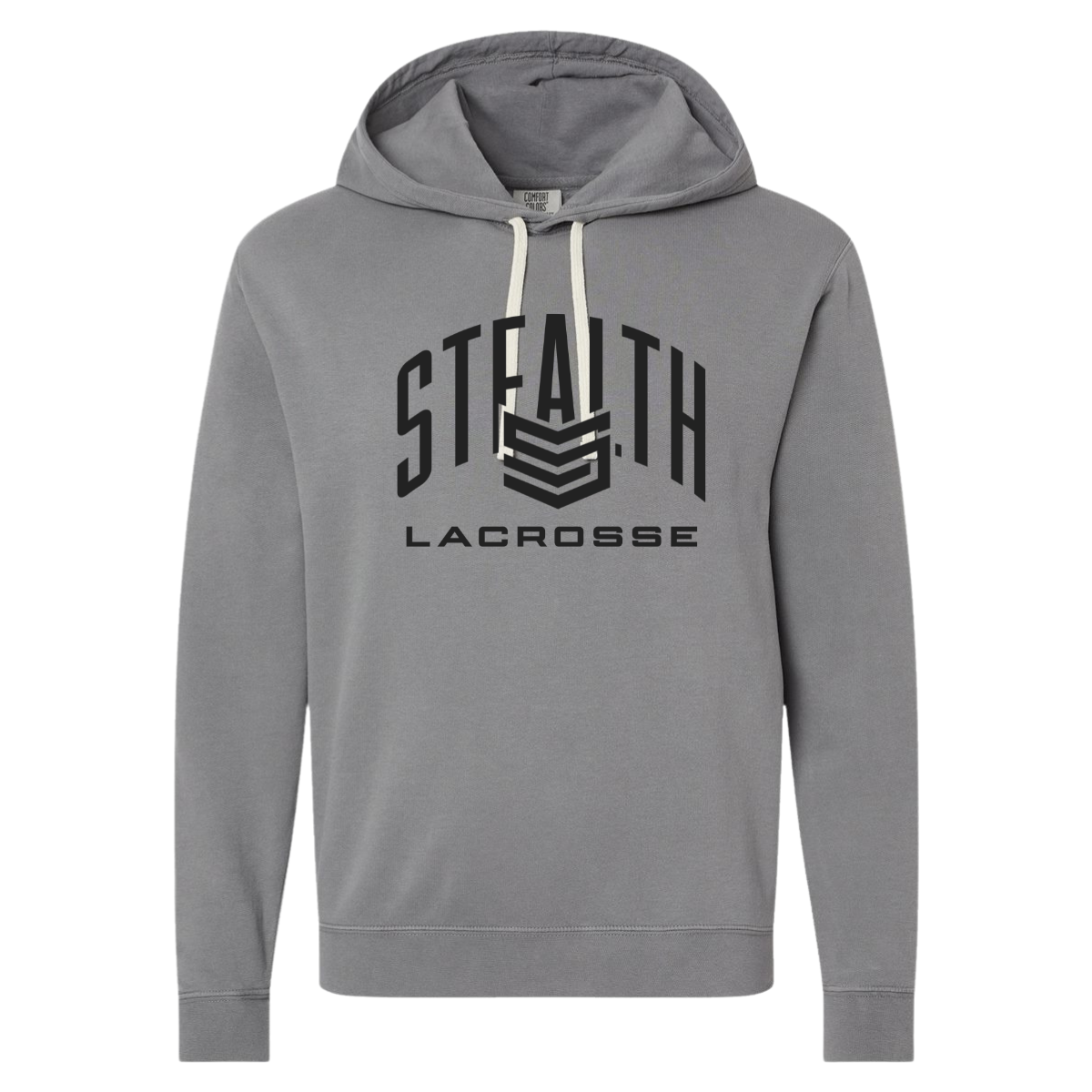 Adult Stealth Lacrosse Comfort Colors Lightweight Hoodie