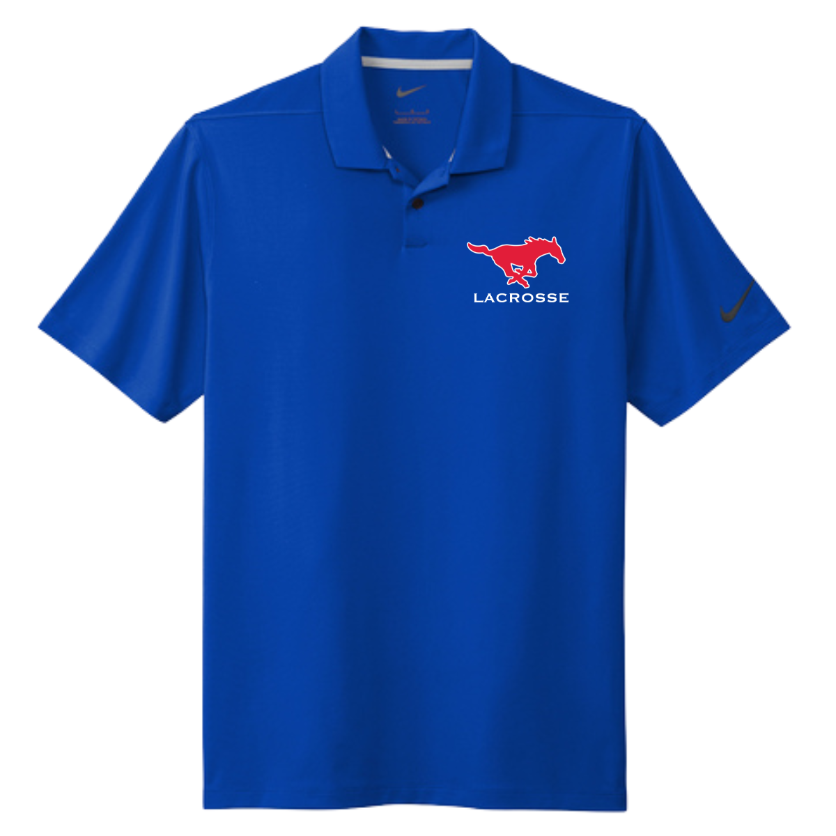 Adult SMU Lacrosse Nike Dri-Fit Vapor Polo