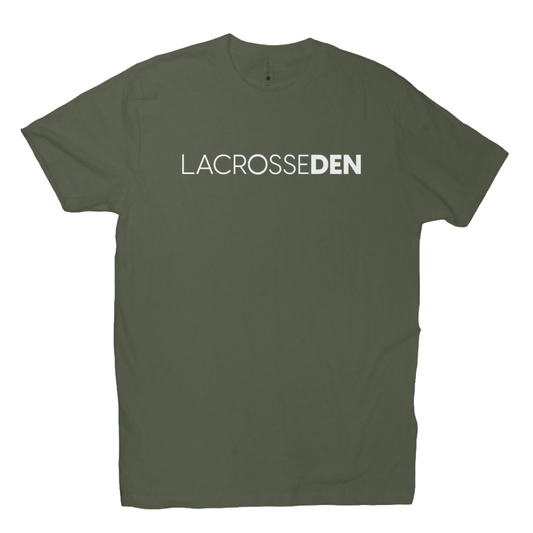 Adult LacrosseDen Next Level Cotton T-Shirt