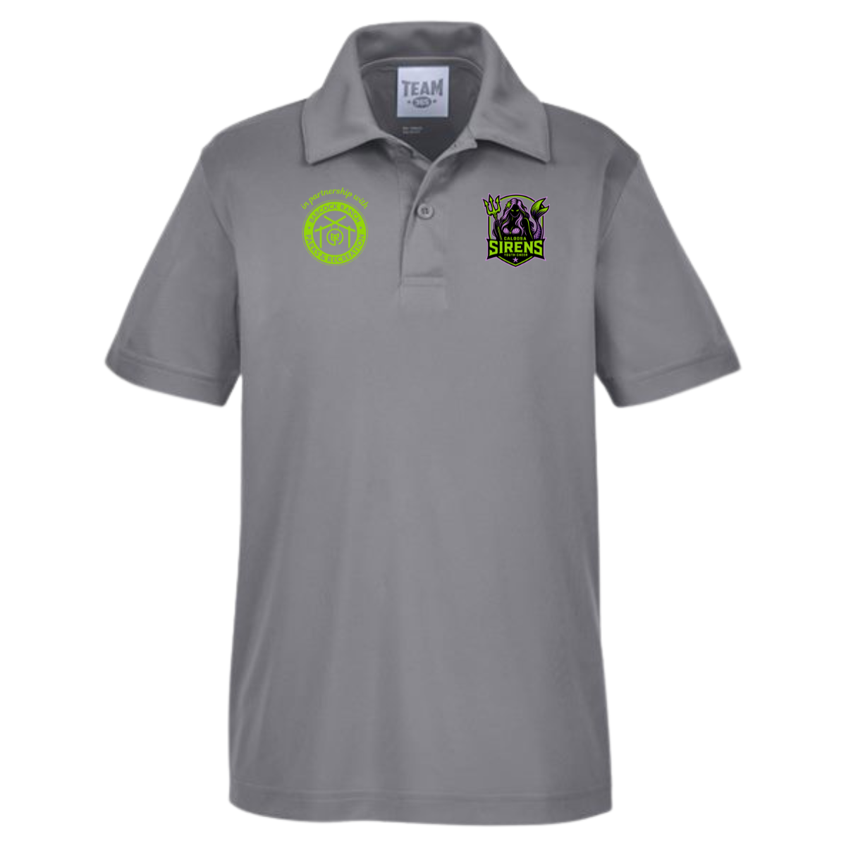 Youth Caloosa Sirens Team 365 Lightweight Performance Polo