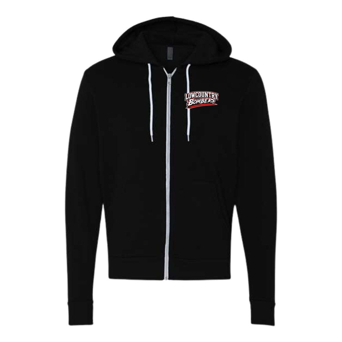 Adult Lowcountry Bomber Lacrosse Zip Hoodie
