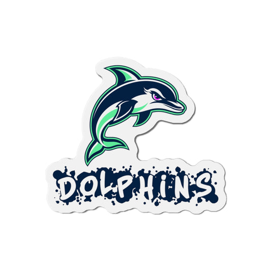 Dolphins Die-Cut Magnet