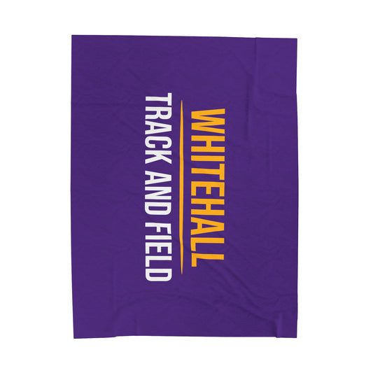 Whitehall Track Velveteen Plush Blanket (60" x 80")