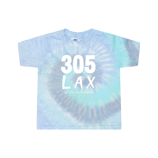 Women's Lax in the 305 Tie-Dye Cropped T-Shirt