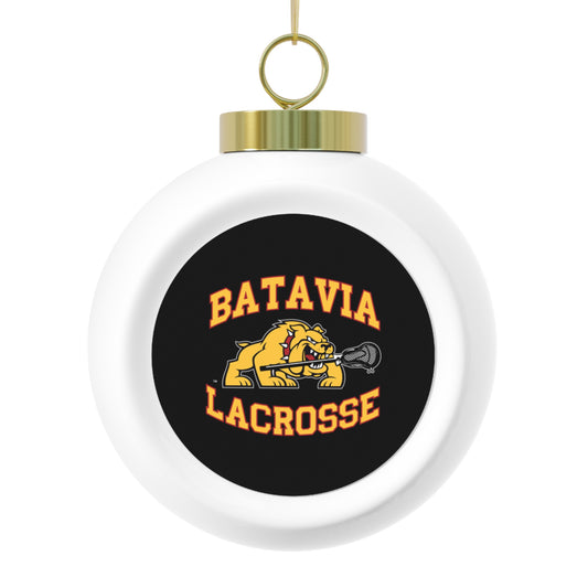 Batavia Lacrosse Christmas Ball Ornament