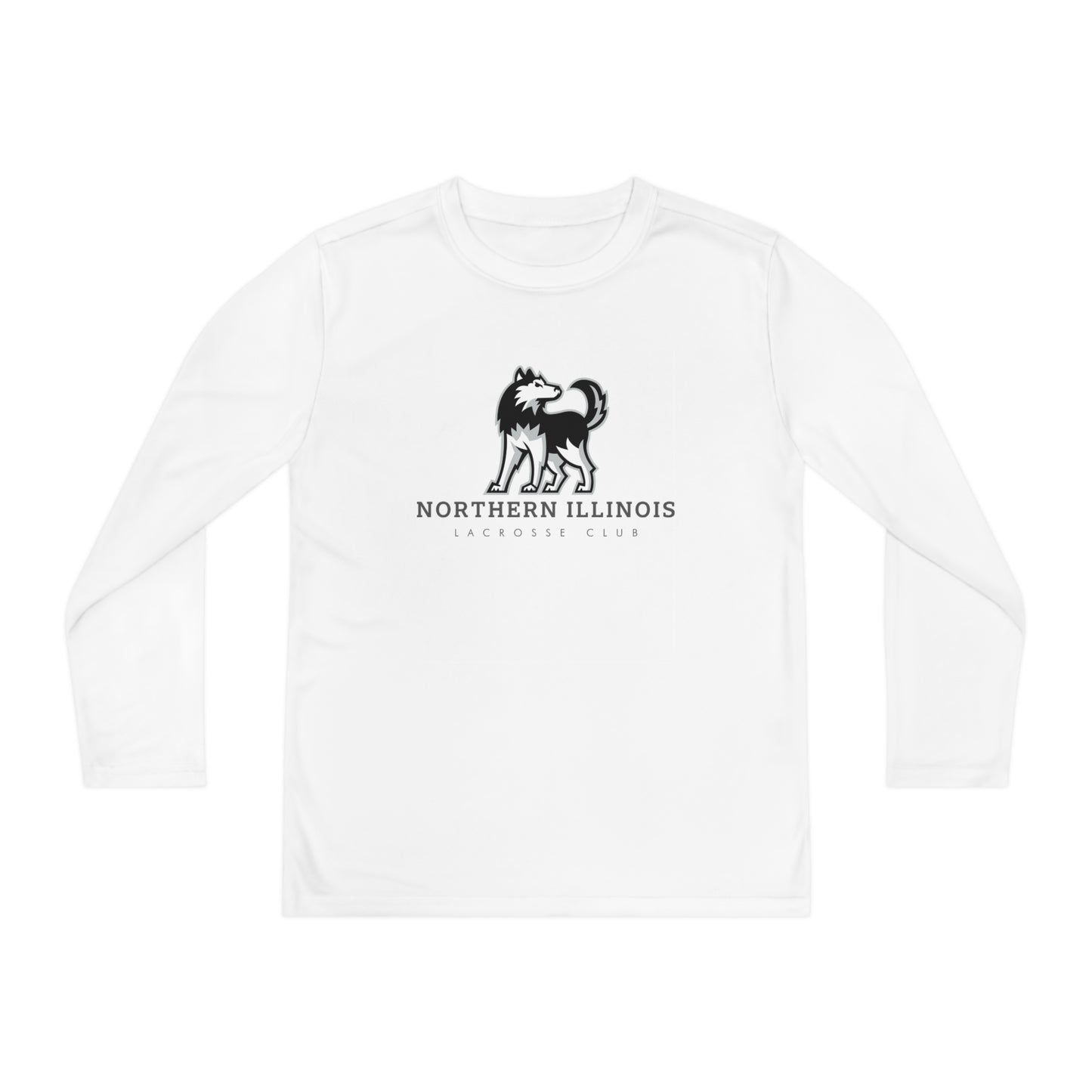 Youth NIU Lacrosse Sport-Tek Performance Long Sleeve Shirt