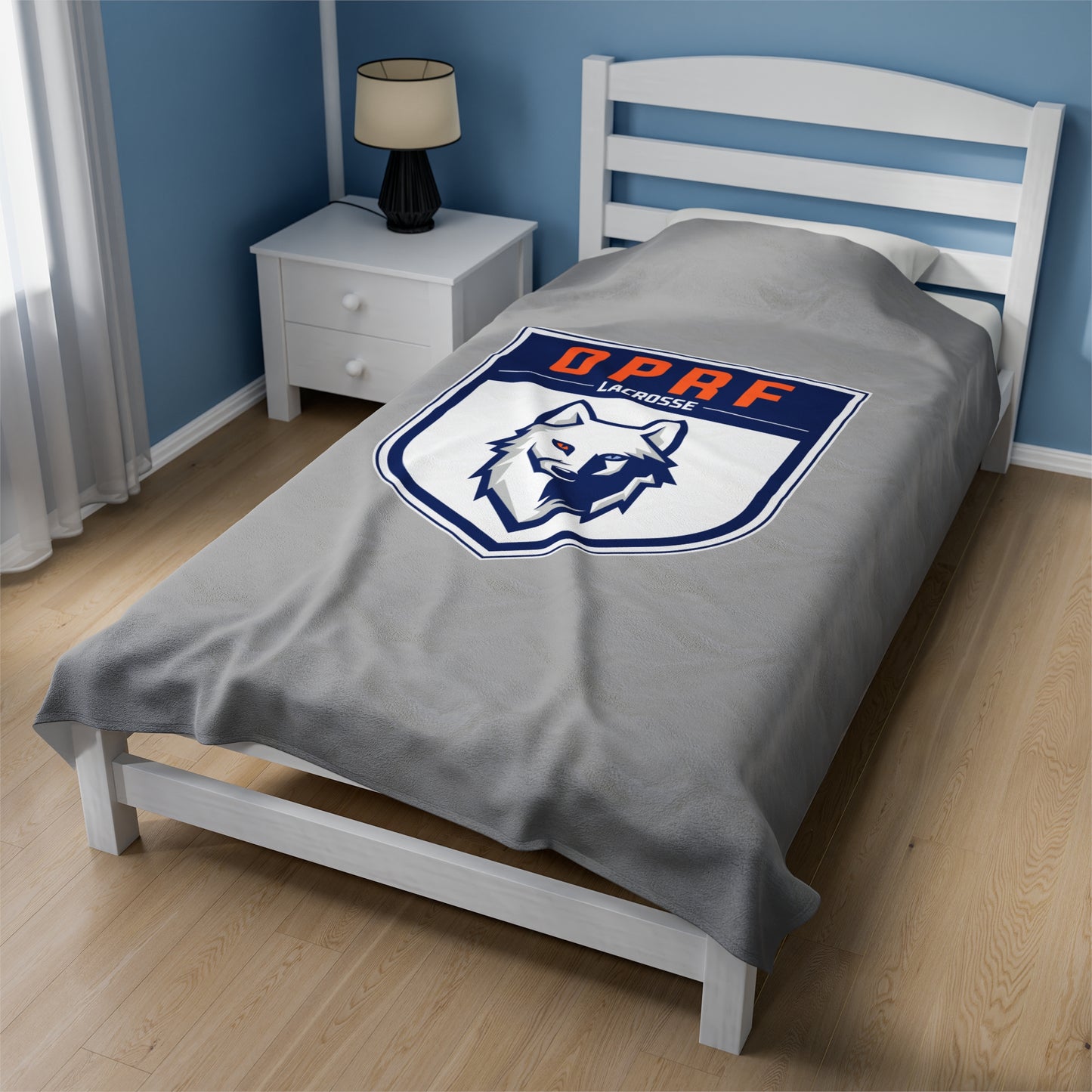 OPRF Girls Lacrosse Velveteen Plush Blanket (60" x 80")
