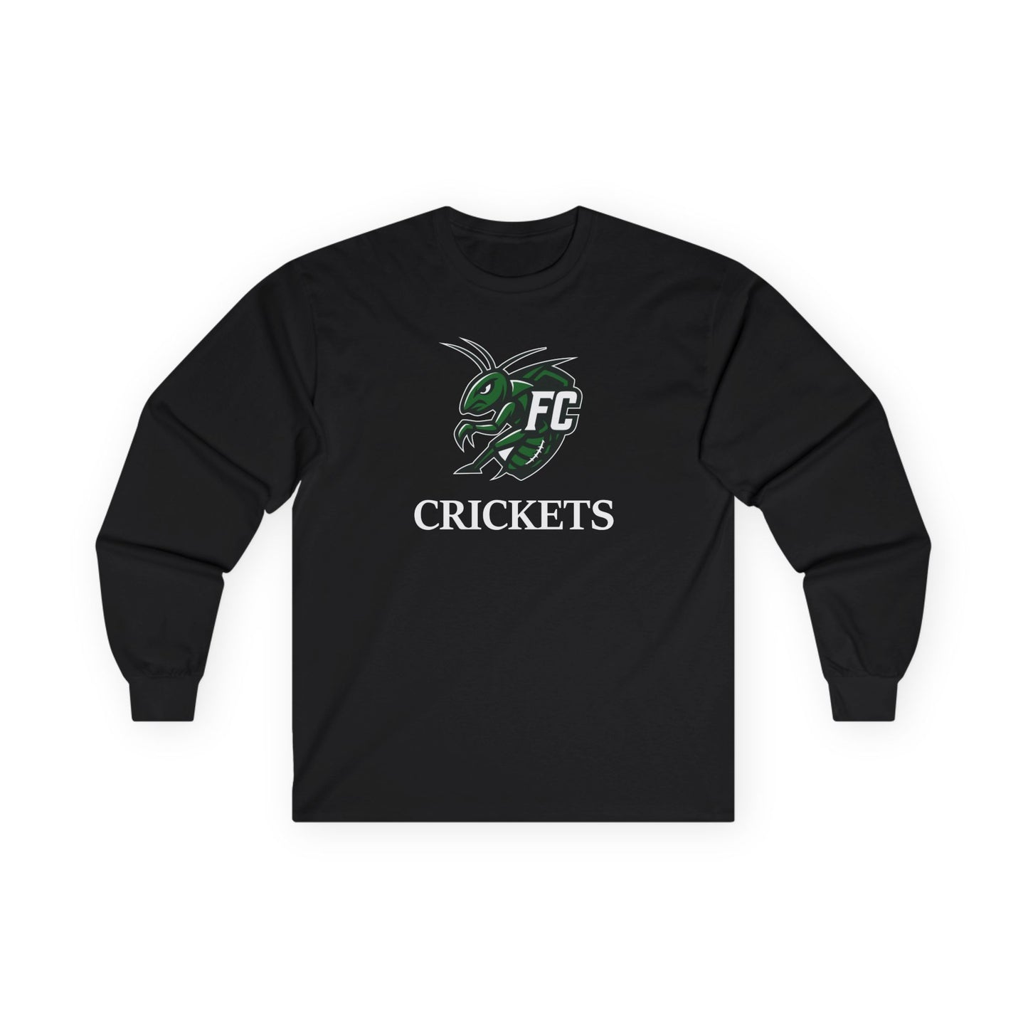 Adult Crickets Gildan Ultra Cotton Long Sleeve