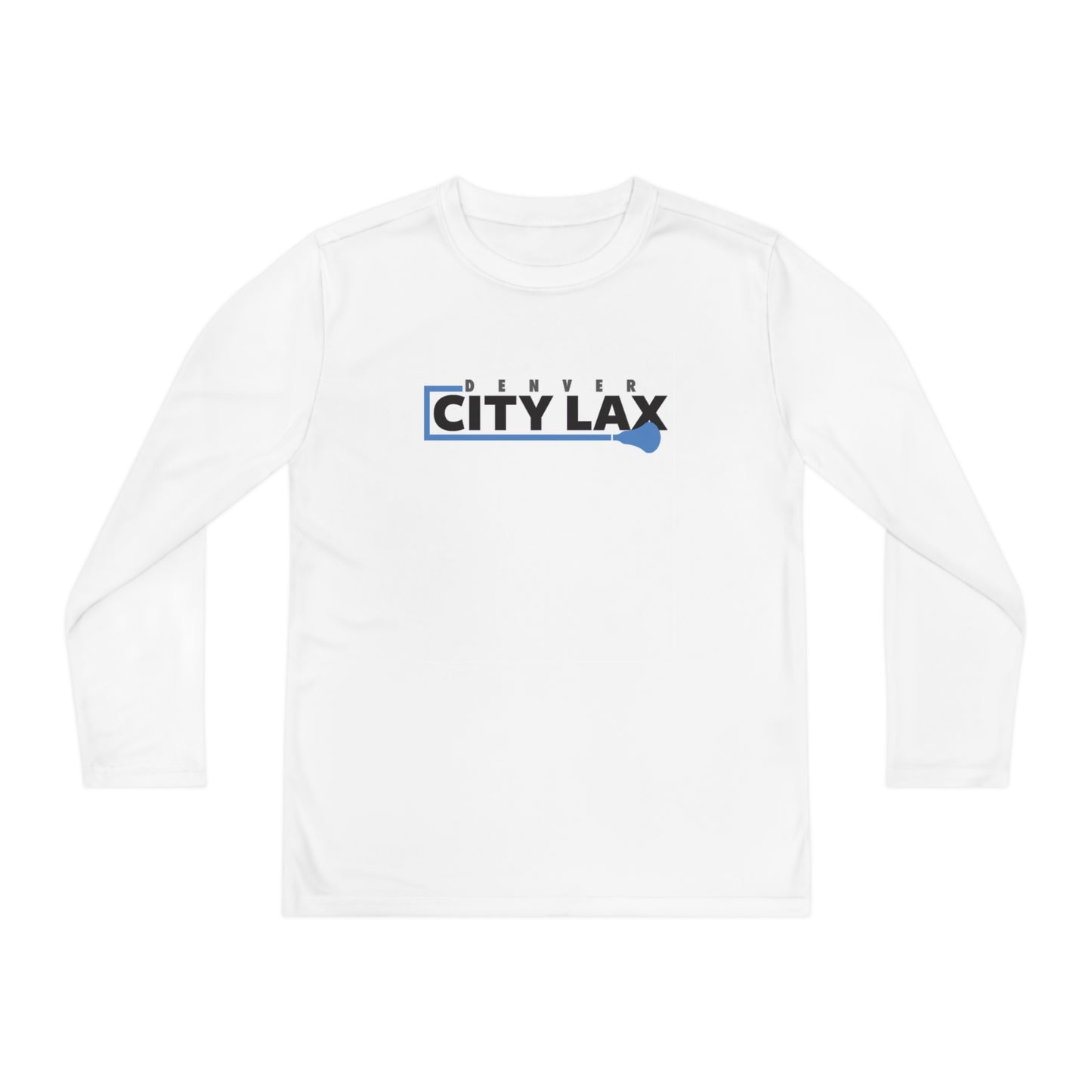 Youth Denver City Lax Sport-Tek Performance Long Sleeve