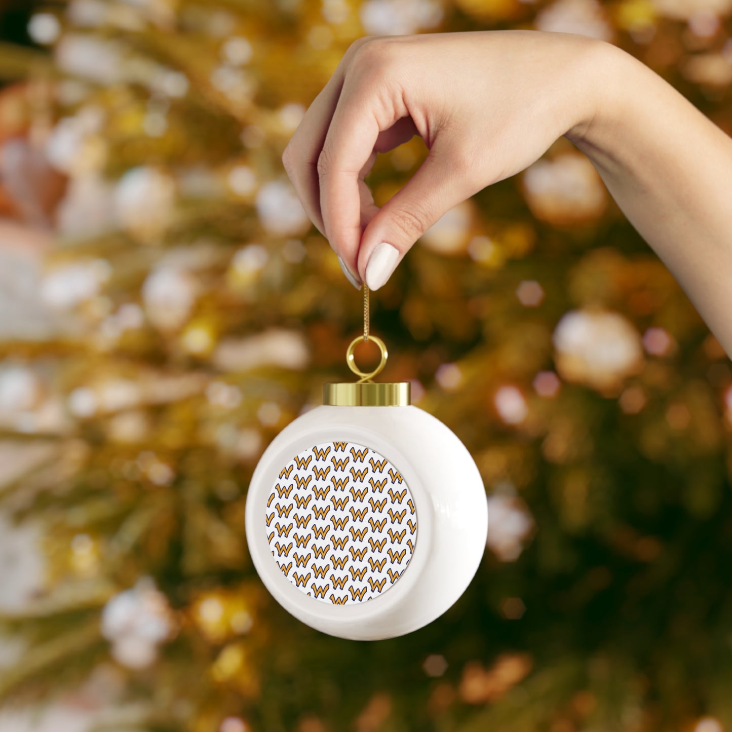 Wheeling Post 1 Christmas Ball Ornament