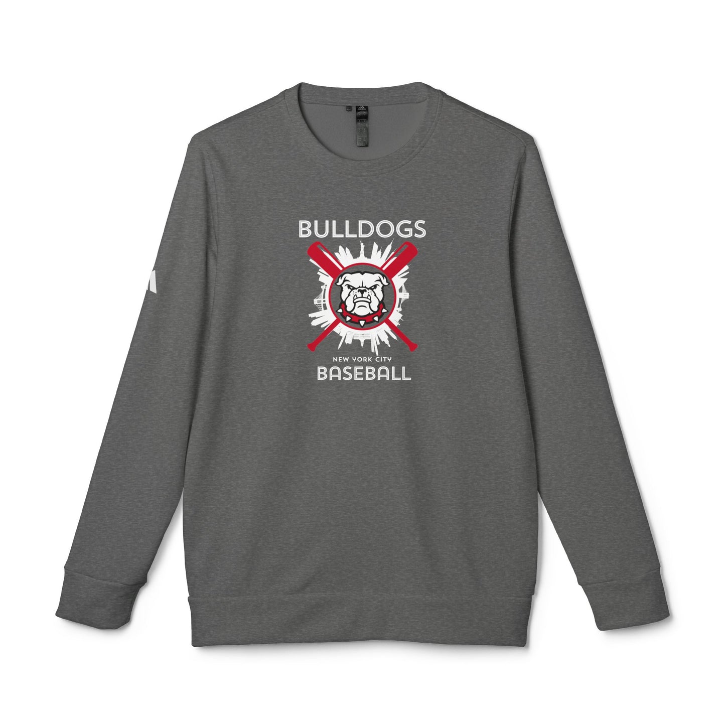 Adult Bulldogs Ball Adidas Fleece Crewneck Sweatshirt