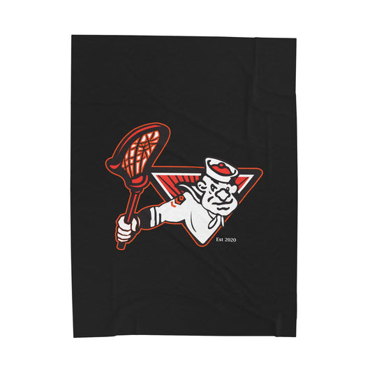 Sailors Lax Velveteen Plush Blanket