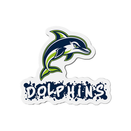 Dolphins Die-Cut Magnet