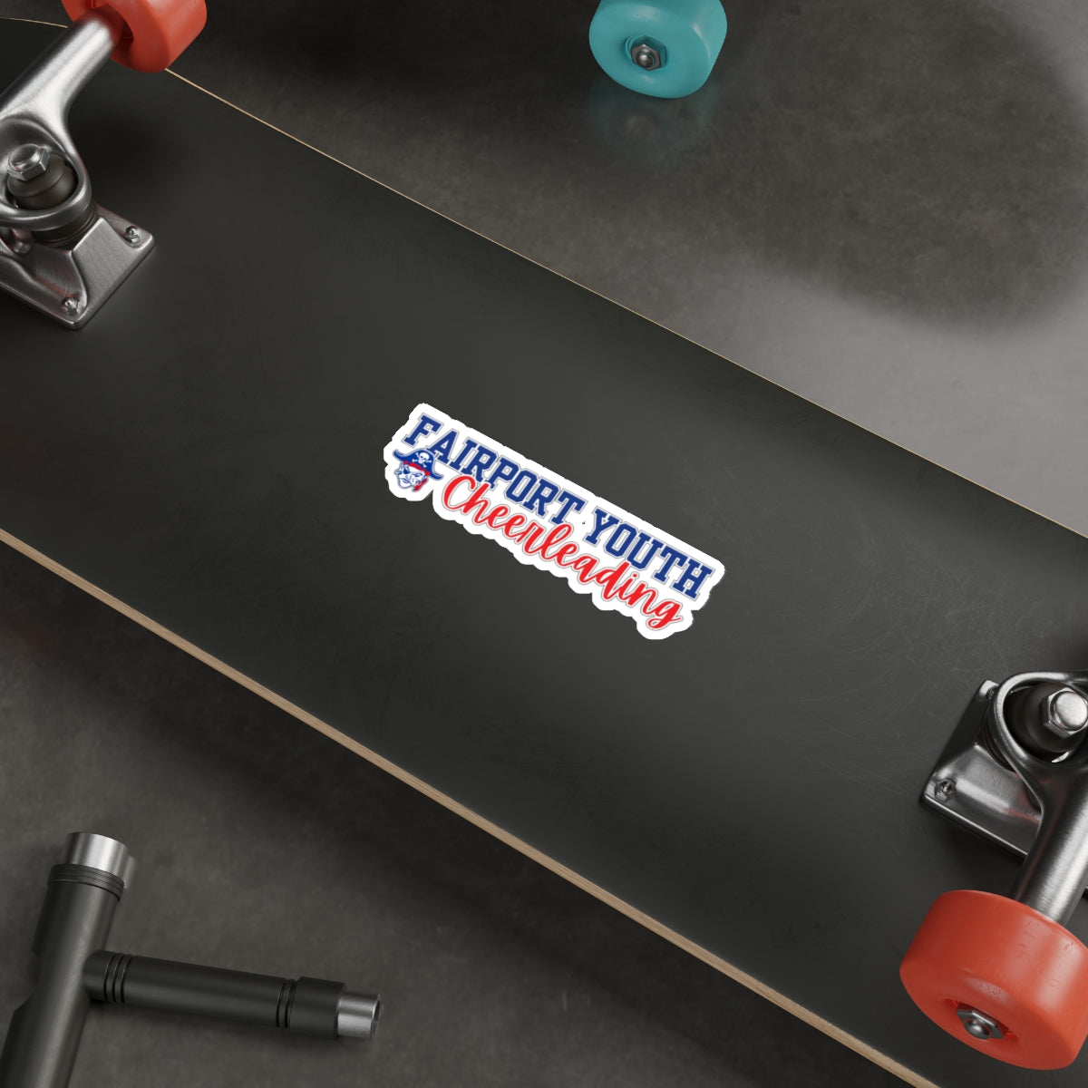 Fairport Football and Cheer Die-Cut Stickers