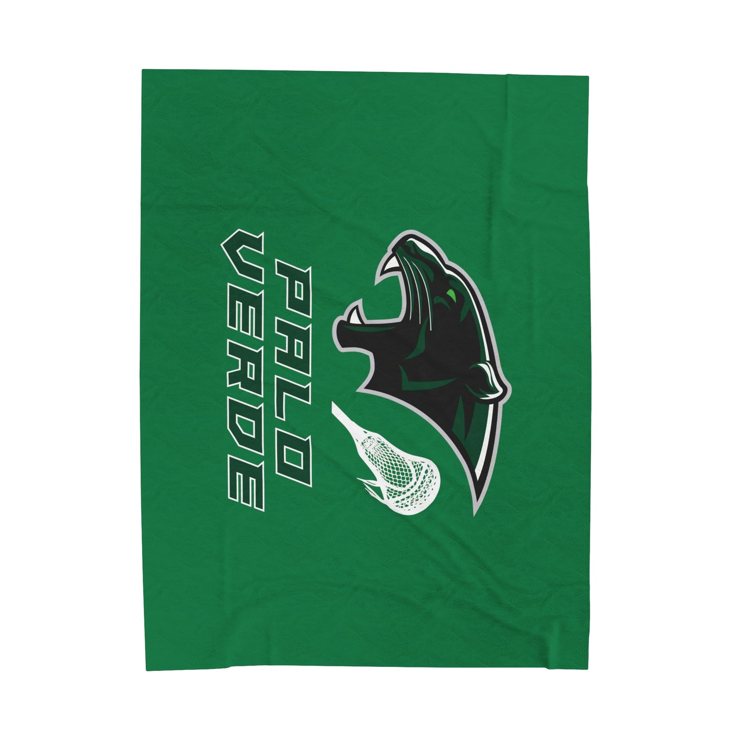 Palo Verde Lacrosse Velveteen Plush Blanket (60" x 80")