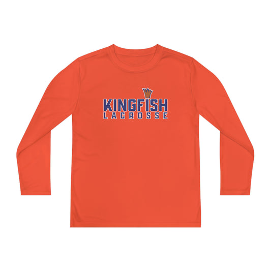 Youth Kingfish Lacrosse Sport-Tek Performance Long Sleeve Shirt
